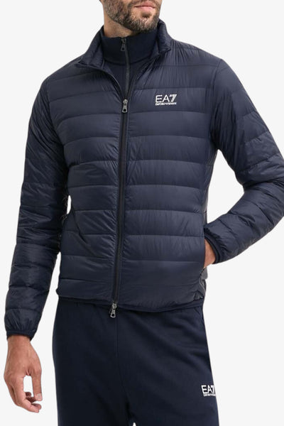emporio armani ea7 Piumino Full Zip Packable Core Identity Blu Uomo