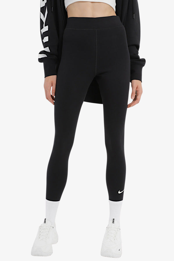 nike sportswear Leggings A 7/8 A Vita Alta Classic Nero Donna, foto 1