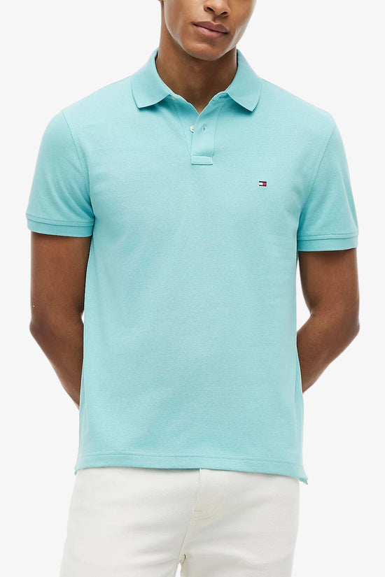  Polo Maniche Corte 1985 In Piqué Con Logo Bandierina Ricamato-tommy hilfiger-Blu-Special_-Mw0mw17770 csr-1  
