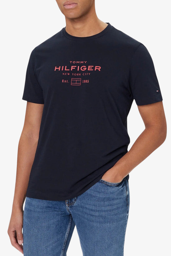  T-Shirt Maniche Corte Oval Graphic tommy hilfiger 