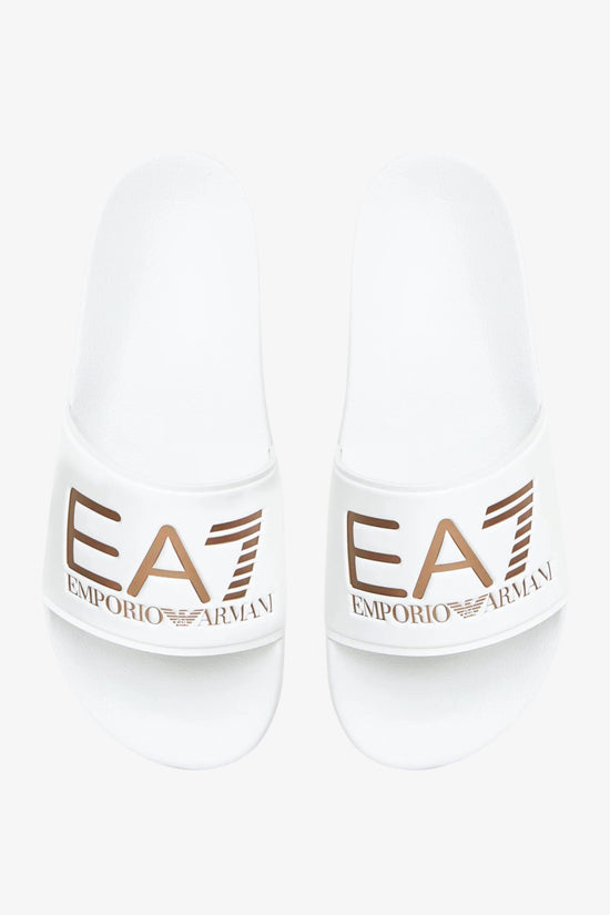  Ciabatte Con Fascia E Big Logo emporio armani ea7 