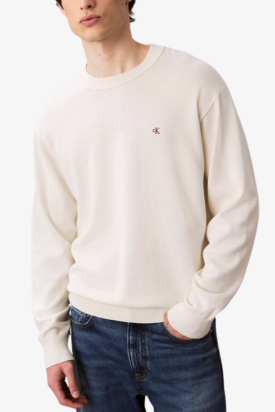  Maglione Girocollo Monogramma CK calvin klein jeans 