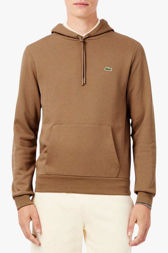  Felpa Con Cappuccio Logo Piccolo Ricamato lacoste 
