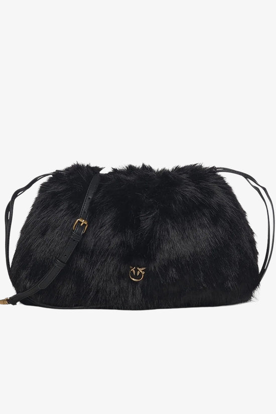  Borsa Maxi Clutch Con Tracolla Aspen In Eco Pelliccia pinko 