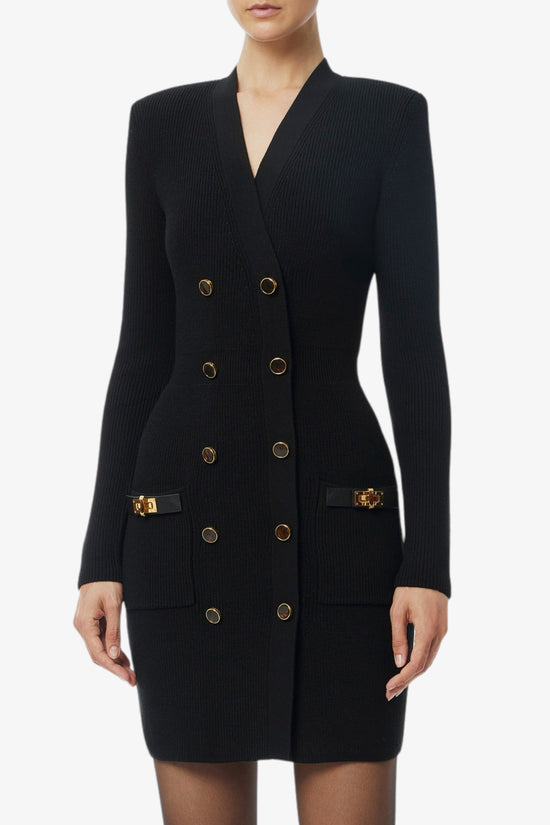  Vestito Corto In Maglia Con Decorazioni Gioiello elisabetta franchi 