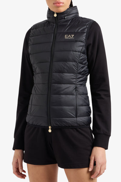 emporio armani ea7 Gilet Full Zip Core Lady Nero Donna