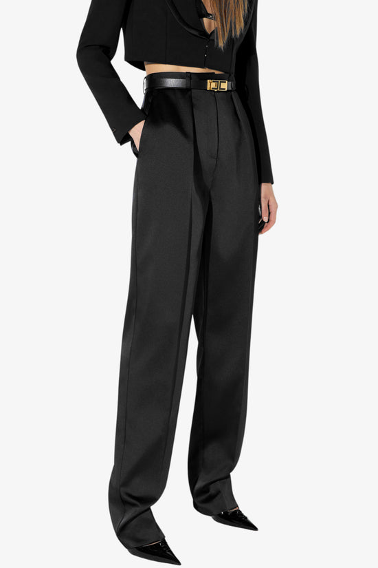  Pantaloni In Raso Stretch-elisabetta franchi-Nero-Special_-Pa18266e2 110-1  