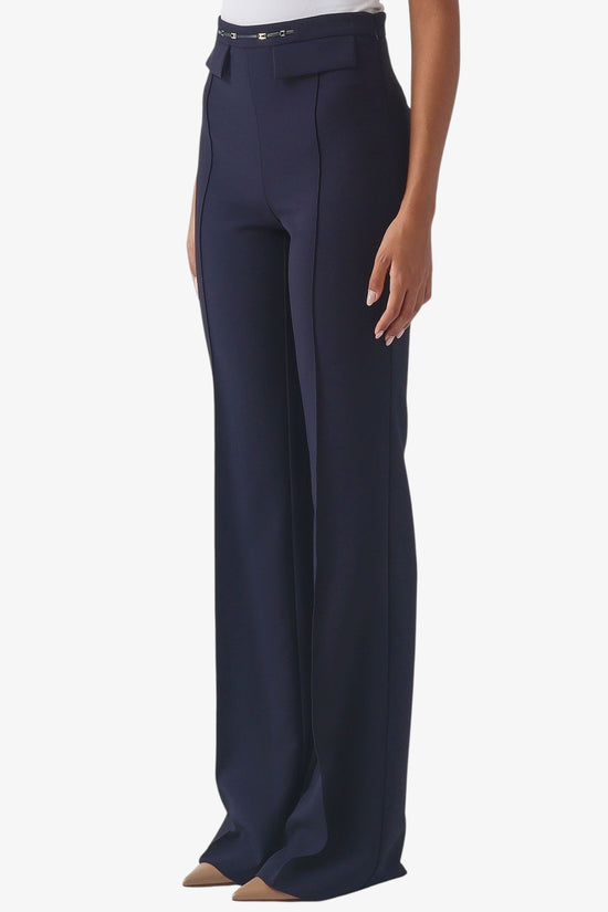  Pantaloni In Doppio Crepe Stretch elisabetta franchi 