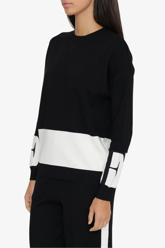  Maglione Girocollo Logo EF elisabetta franchi 