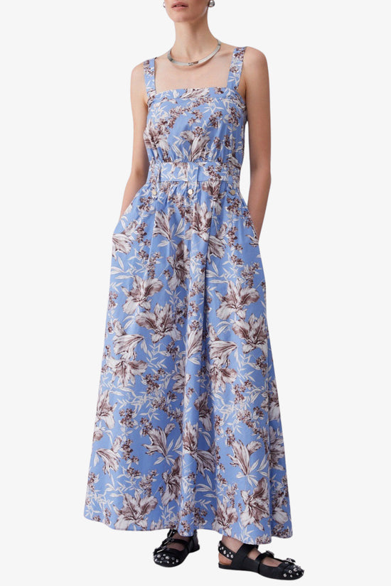  Vestito Lungo A Fantasia In Popeline liu jo 