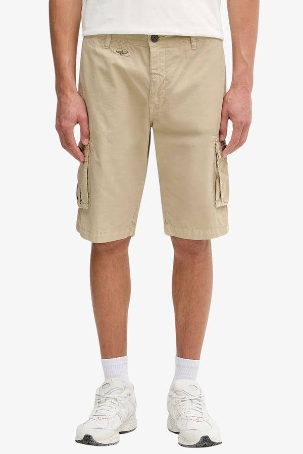 aeronautica militare Bermuda Cargo Beige Uomo, foto 1
