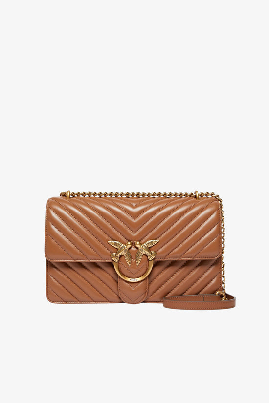  Borsa A Tracolla Media Love Bag One Chevron pinko 