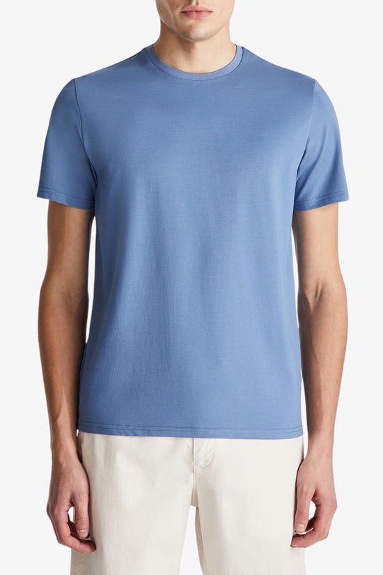  T-Shirt Maniche Corte In Piquet Stretch Di Cotone E Seta Zole 02 peuterey 