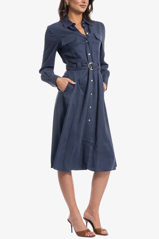  Vestito Chemisier Con Cintura liu jo 