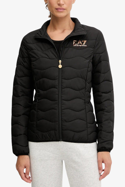 emporio armani ea7 Piumino Full Zip Core Lady Nero Donna