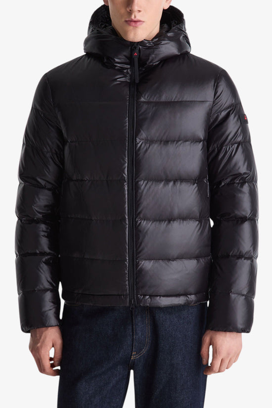  Piumino Full Zip Con Cappuccio In Nylon Lucente Honova Lks Grs Linear 05-peuterey-Nero-Special_-Peu5981 01182061 ner-1  