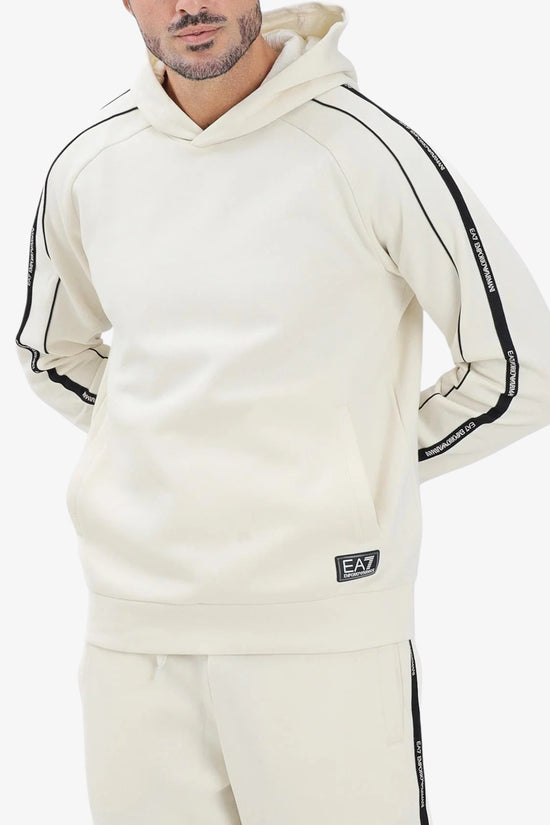  Felpa Con Cappuccio Bande Logo Series emporio armani ea7 