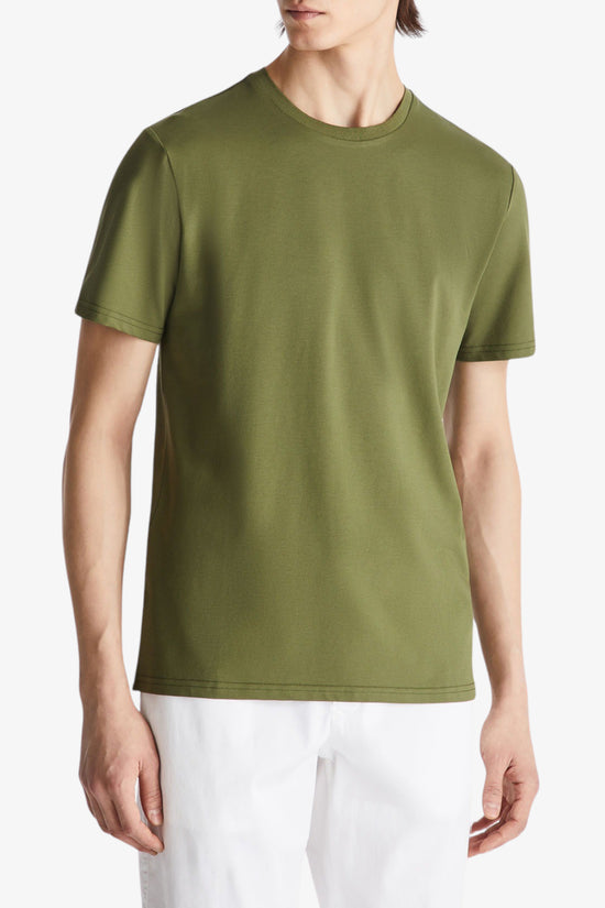  T-Shirt Maniche Corte In Piquet Stretch Di Cotone E Seta Zole 02 peuterey 