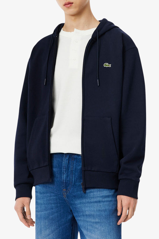  Felpa Full Zip Con Cappuccio Logo Piccolo Ricamato-lacoste-Blu-Special_-Sh8864 00 166-1  