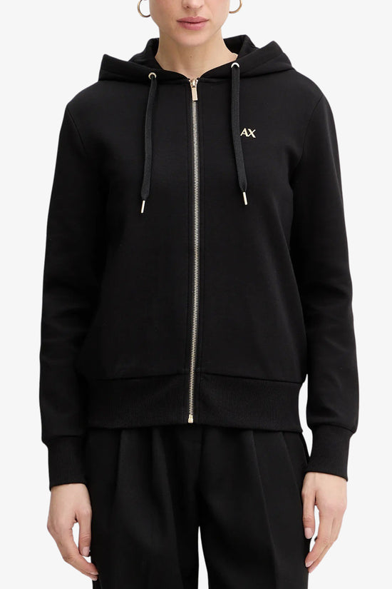  Felpa Full Zip Con Cappuccio Logo Piccolo AX armani exchange 