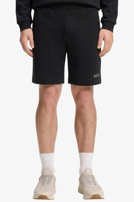  Shorts In Misto Cotone Con Grafico Riflettente boss 