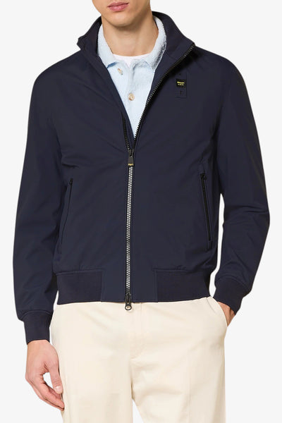 blauer Giacca Full Zip In Neoprene Anson Blu Uomo, foto 1