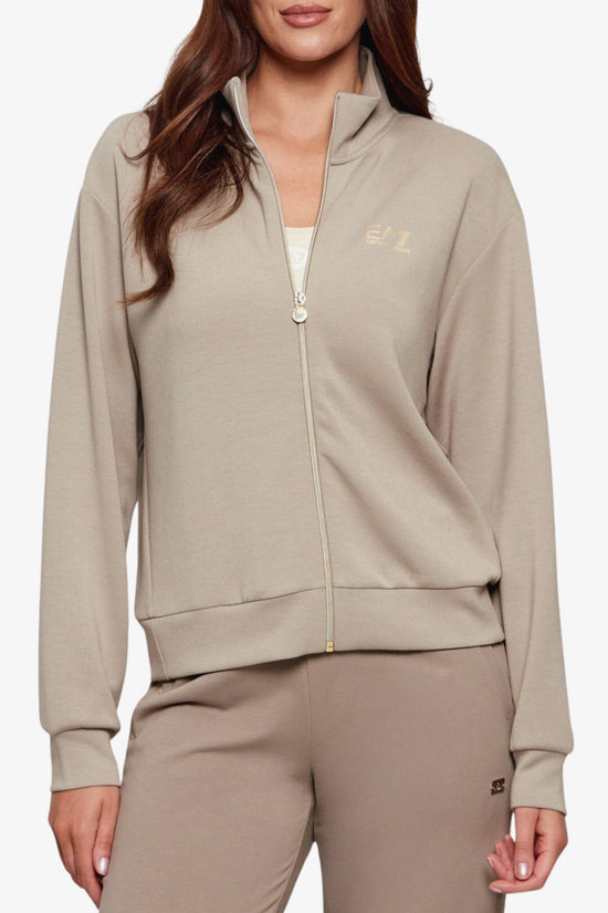  Felpa Full Zip Logo Series Con Borchiette Sul Retro-emporio armani ea7-Beige-Special_-7w001487 af24375 u6225-1  