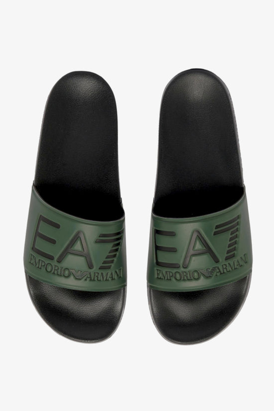  Ciabatte Con Fascia E Big Logo emporio armani ea7 