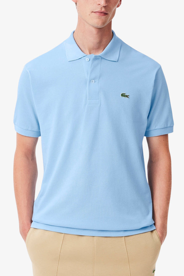 lacoste Polo Maniche Corte Classic In Piqué L.12.12 Original Blu Uomo, foto 1