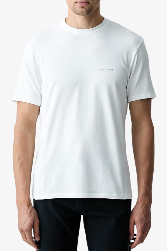  T-Shirt Maniche Corte Slim In Jersey Di Cotone Stretch armani exchange 