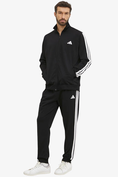 adidas performance Tuta Full Zip 3-Stripes Nero Uomo