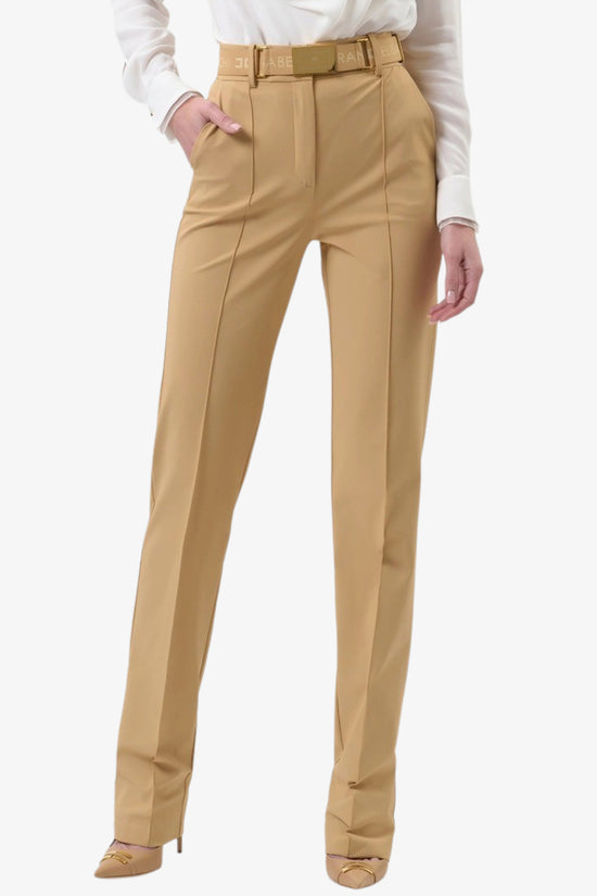  Pantaloni In Tessuto Tecnico Bielastico Con Cintura elisabetta franchi 