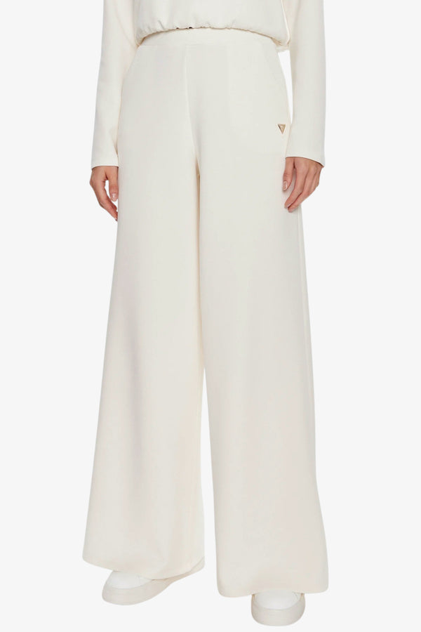 guess Pantaloni Palazzo Olympe Bianco Donna, foto 1