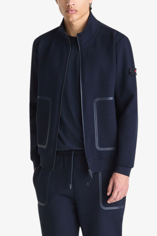  Felpa Full Zip Con Tasche Con Nastrature Gommate Scott peuterey 