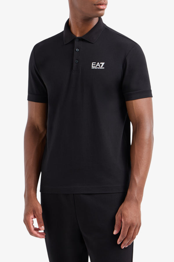 emporio armani ea7 Polo Core Identity Nero Uomo, foto 1
