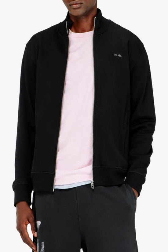  Felpa Full Zip Logo Piccolo Metallico diesel 