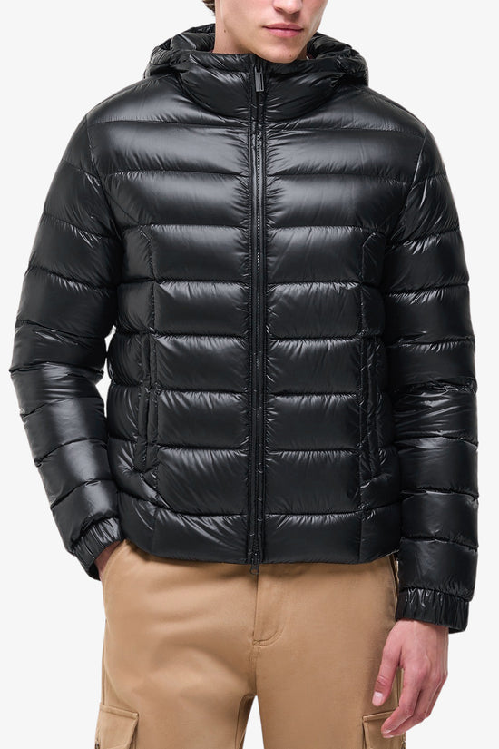  Piumino Full Zip Con Cappuccio Lucido colmar 