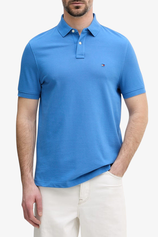 Polo Maniche Corte 1985 In Piqué Con Logo Bandierina Ricamato-tommy hilfiger-Blu-Special_-Mw0mw17770 c30-1  