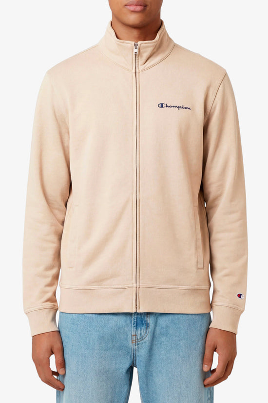  Felpa Full Zip Logo Piccolo Ricamato champion 