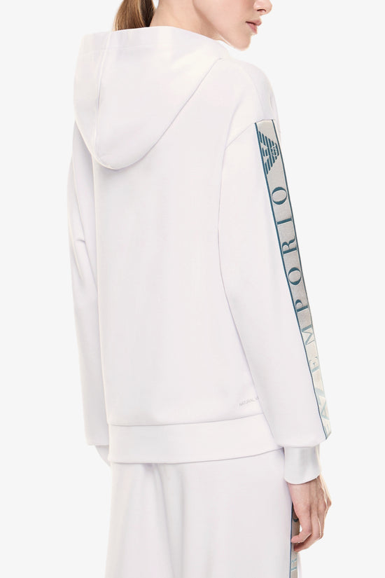  Felpa Con Cappuccio Dynamic Athlete In Tessuto Tecnico Natural VENTUS7 Con Bande Logo-emporio armani ea7-Bianco-Special_-7w001151 af12501 u0002-1  