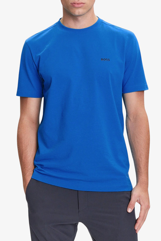  T-Shirt Maniche Corte Elasticizzata Piccolo Logo Gommato boss 