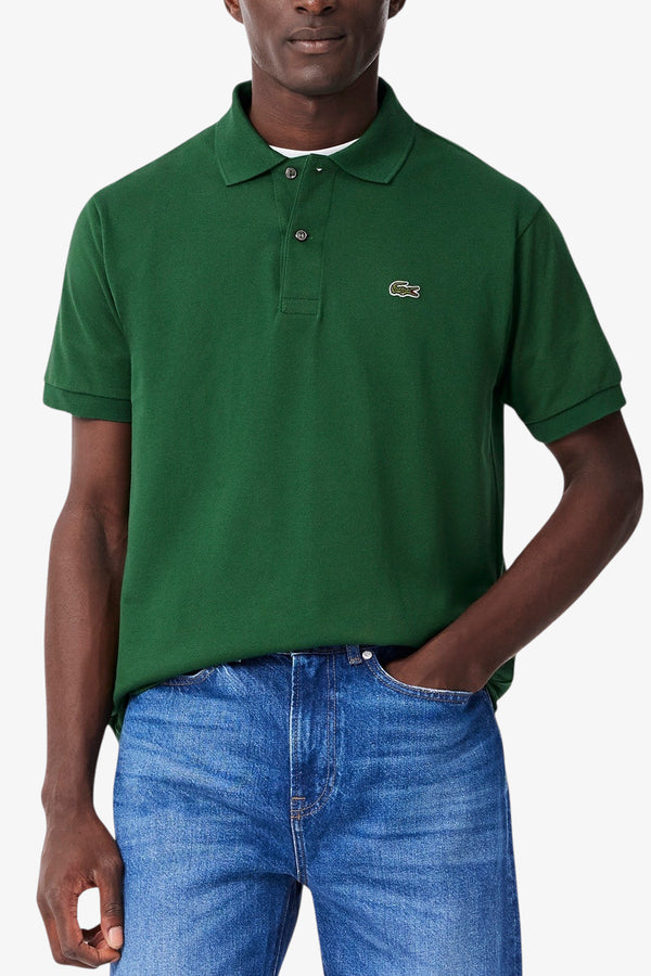 lacoste Polo Maniche Corte Classic In Piqué L.12.12 Original Verde Uomo, foto 1