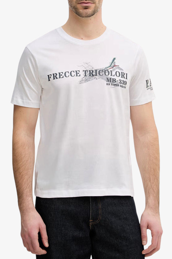  T-Shirt Maniche Corte Stampa MB-339 aeronautica militare 