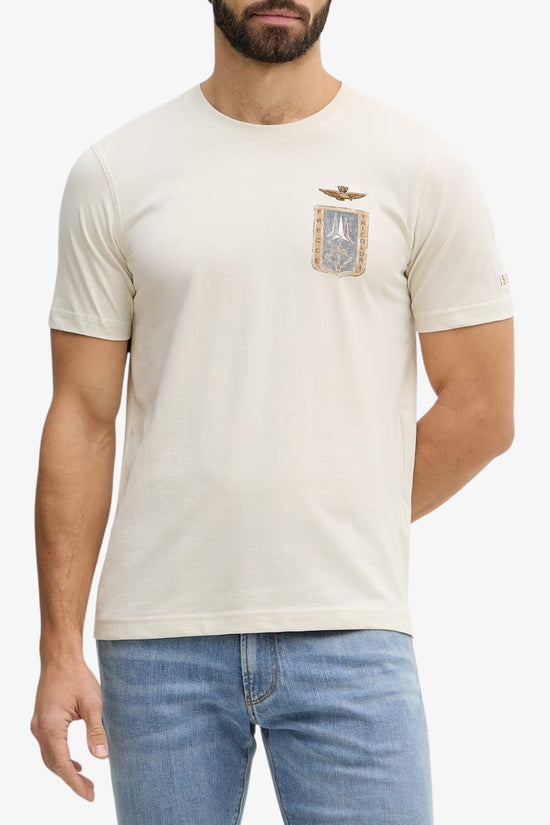  T-Shirt Maniche Corte Con Stemma Frecce Tricolori aeronautica militare 