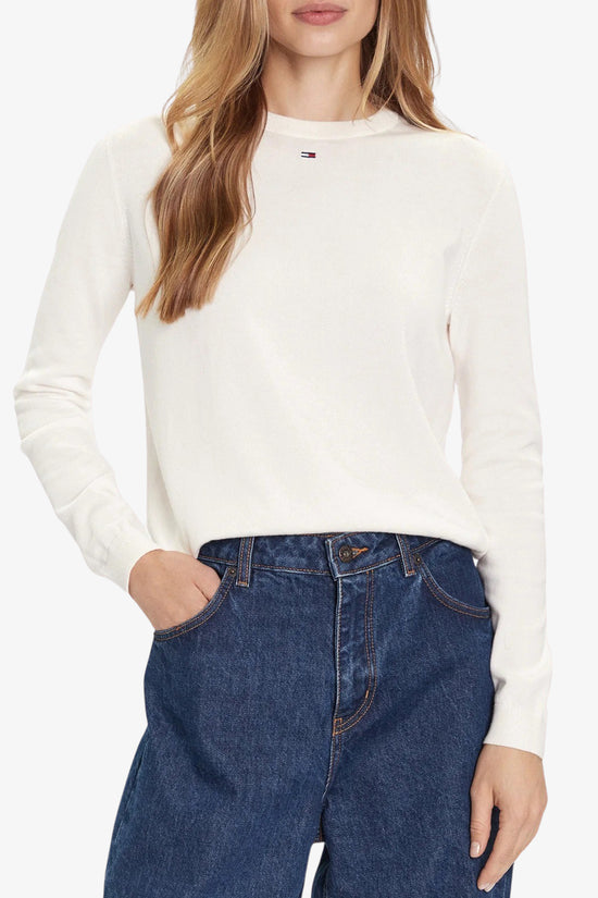  Maglione Girocollo Essential Logo Bandierina Ricamato tommy jeans 