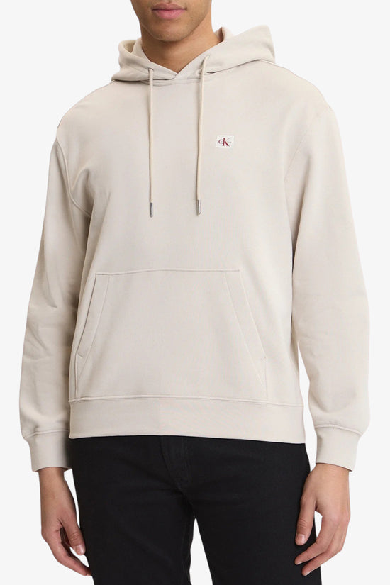  Felpa Con Cappuccio Monologo-calvin klein jeans-Beige-Special_-Lv04rc274g 2jx-1  