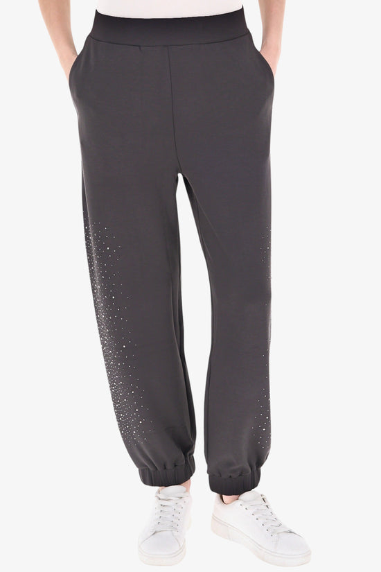  Pantaloni Precious Con Strass emporio armani ea7 