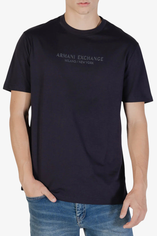  T-Shirt Maniche Corte Big Logo Essential-armani exchange-Blu-Special_-Xm001280 af10361 ub101-1  
