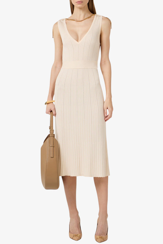  Vestito In Maglia A Jour Con Dettaglio Gioiello elisabetta franchi 