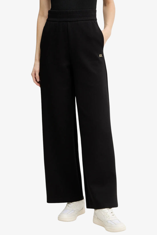  Pantaloni Ampi Logo Piccolo AX-armani exchange-Nero-Special_-Xw001830 af10818 uc001-1  